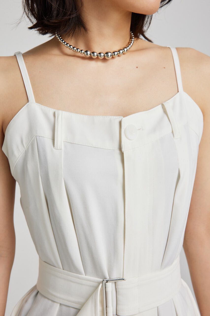 rienda「タックベアストレートロンパース」|その他|