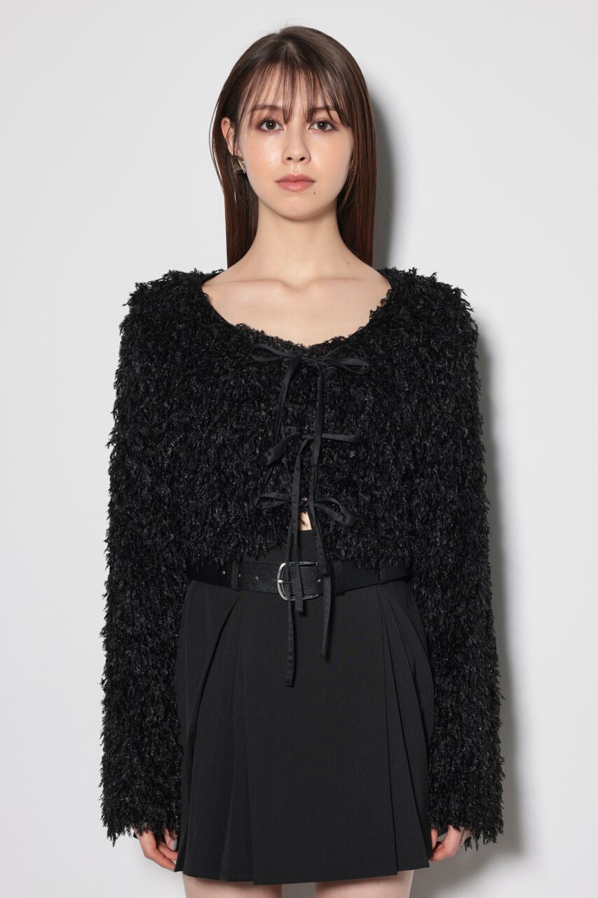 rienda「マルチWAYフェイクフェザーカーデ」|カーディガン|