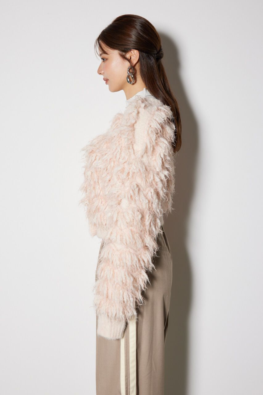 rienda「フリンジニットカーディガン」|カーディガン|