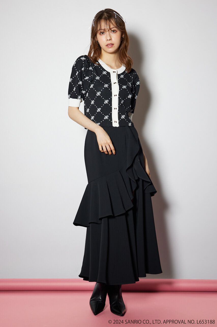 rienda「HELLO KITTY ジャガードニットカーディガン」|カーディガン|