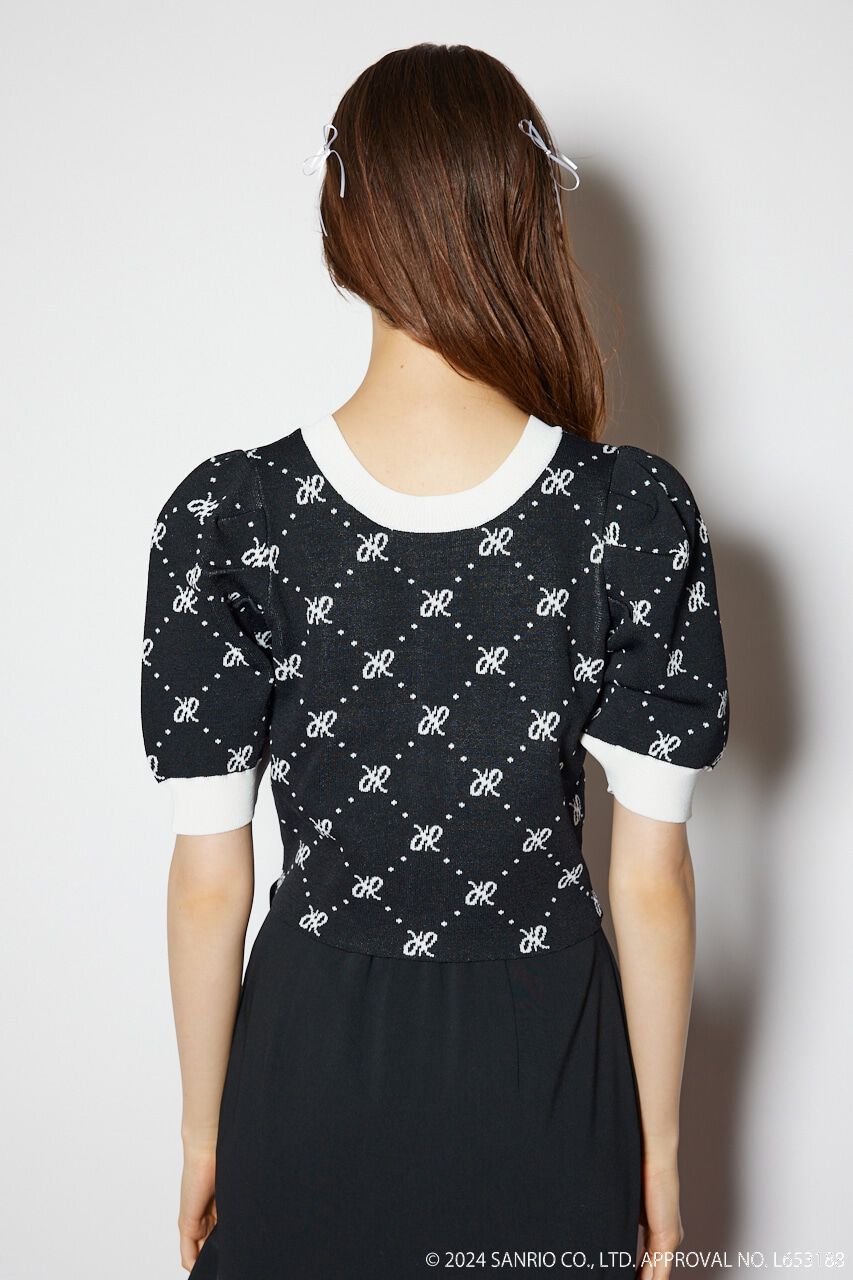 rienda「HELLO KITTY ジャガードニットカーディガン」|カーディガン|