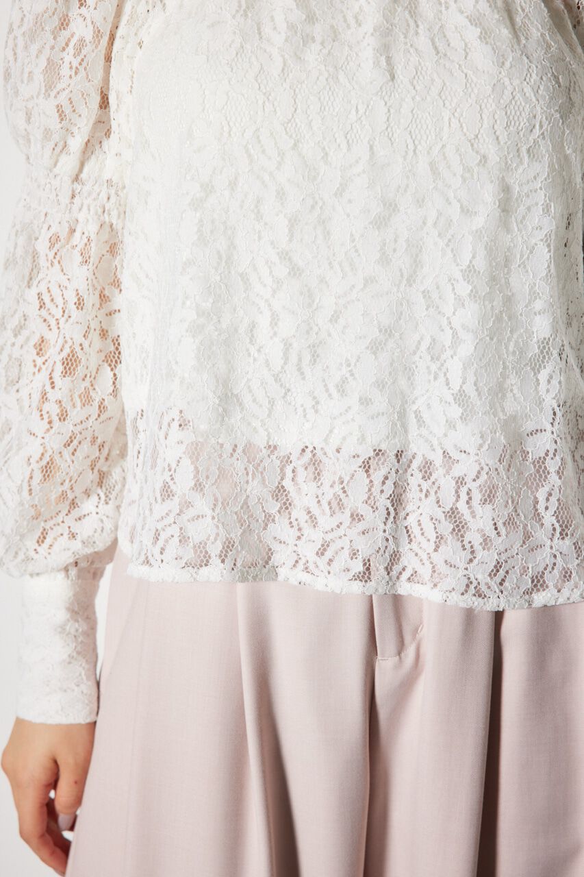 rienda「ショルダーシャーリングボウタイブラウス」|シャツ・ブラウス|