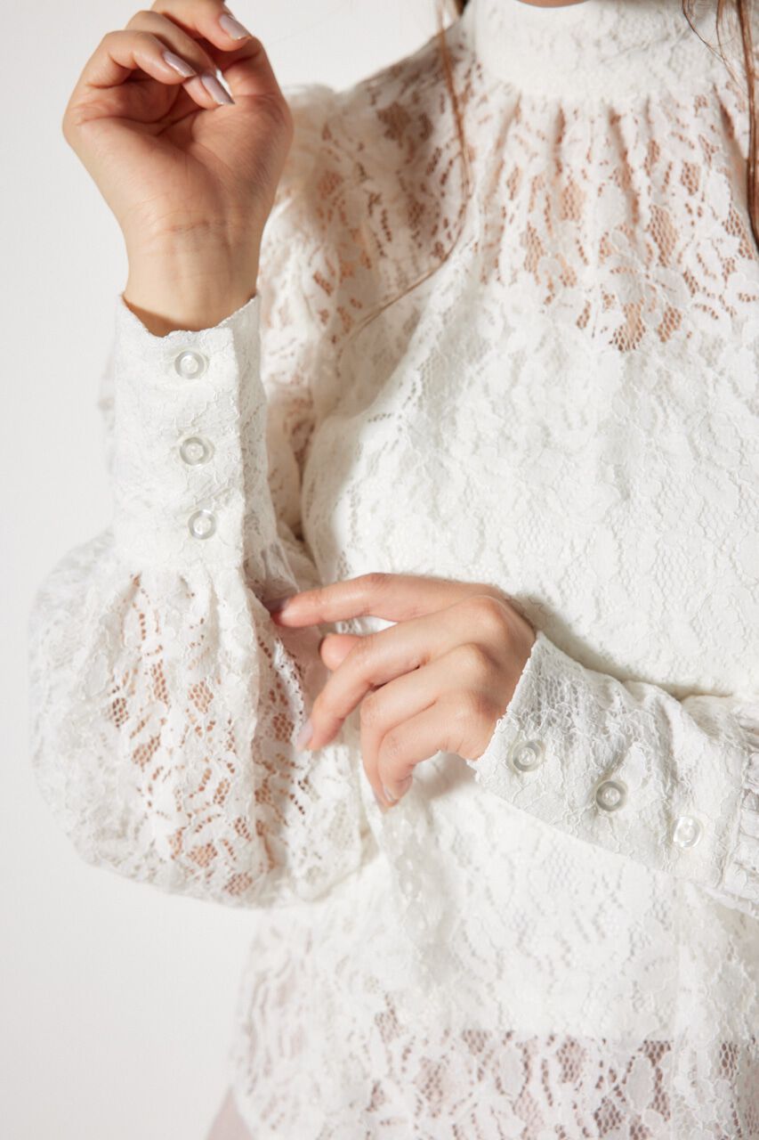 rienda「ショルダーシャーリングボウタイブラウス」|シャツ・ブラウス|