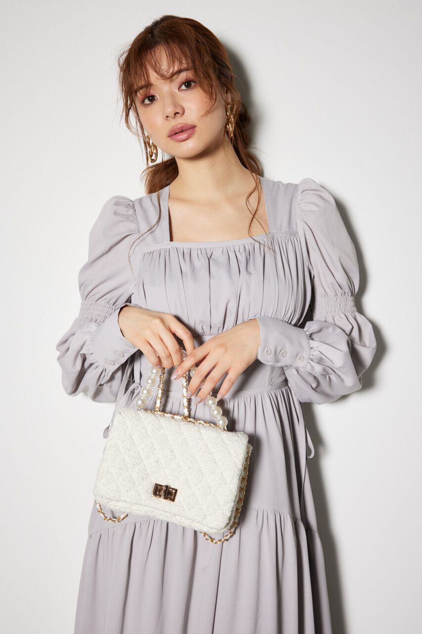 rienda「2WAYレクラングルツイードバッグ」|その他|