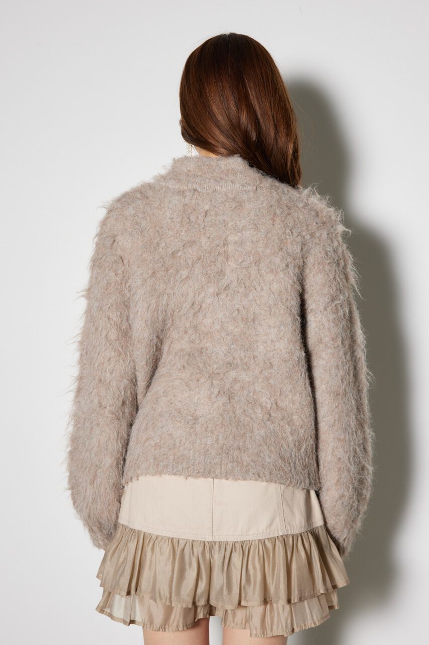 rienda「ハーフZIPソフティニットトップス」|ニット・セーター|