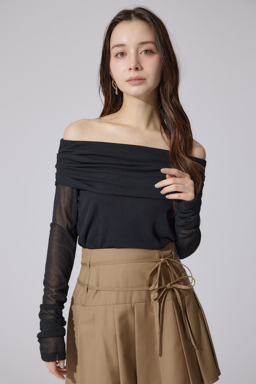 rienda「オフショルレディーシアートップス」|Tシャツ・カットソー|