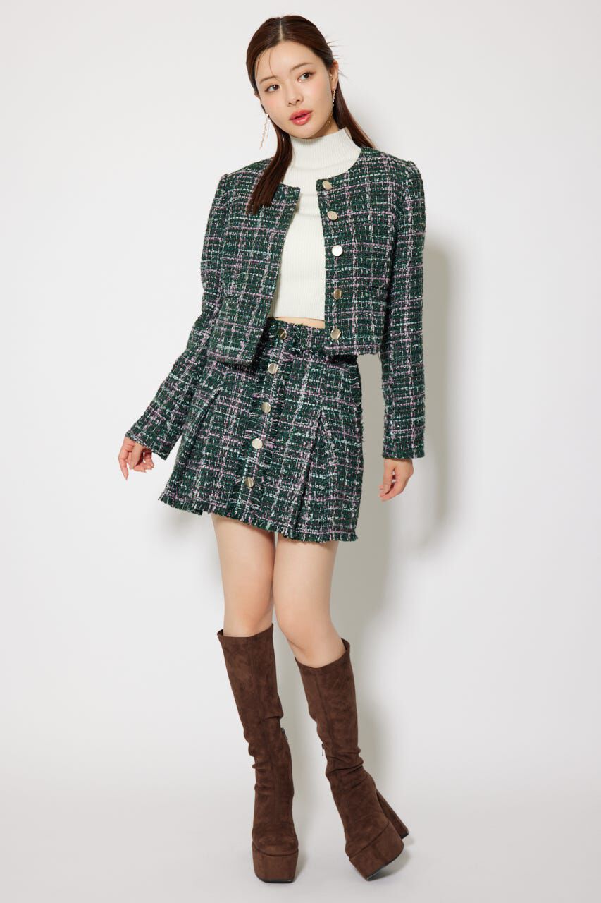 rienda「Aラインツイードスコートショートパンツ」|その他|