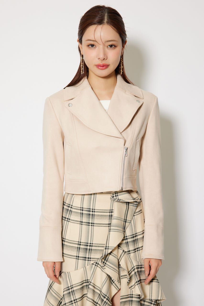 rienda「25AWフェイクスエードライダースジャケット」|その他|