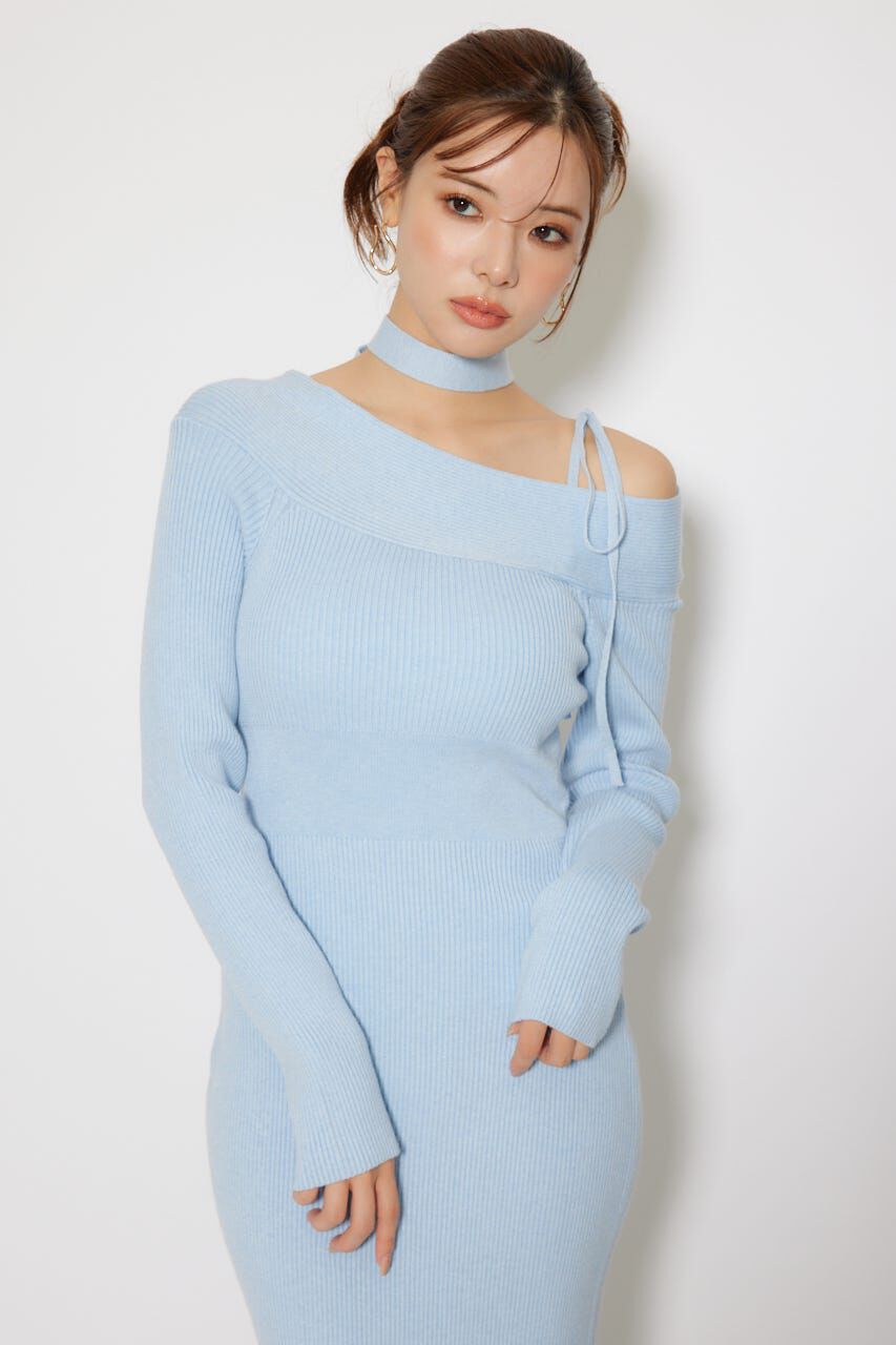 rienda「many wayワンショルニットワンピース」|ワンピース|