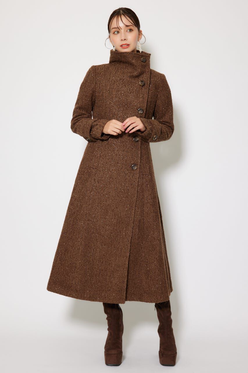 rienda「25オーバーネックシンデレララインコート」|その他|