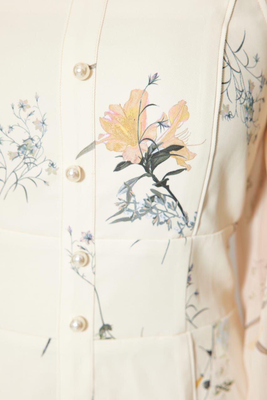 rienda「ビスチェパターンアシンンメトリーマーメイドワンピース」|ワンピース|