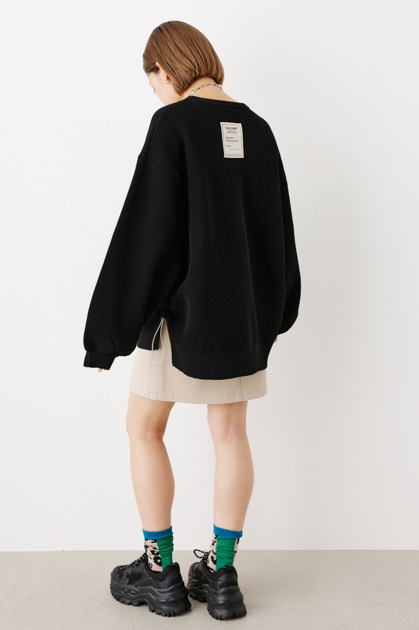 RODEO CROWNS「A-LIGHT KNITスピンドルボリュームトップス」|ニット・セーター|BLK