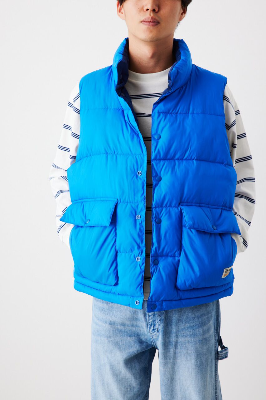 RODEO CROWNS「リバーシブル PUFF VEST」|ダウンベスト・ベスト|