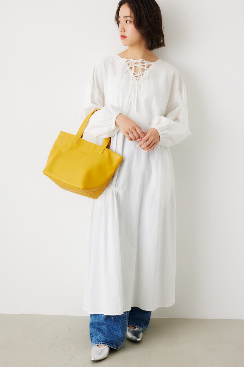 RODEO CROWNS「2WAY シャーリングロングワンピース」|ワンピース|O/WHT1