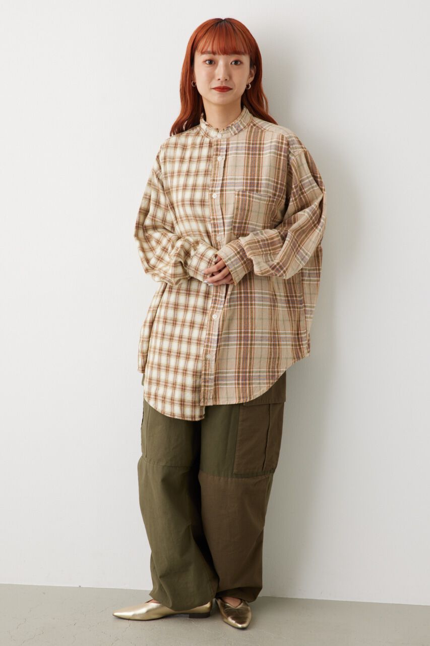 RODEO CROWNS「リメイクライクルーズチェックシャツ」|シャツ・ブラウス|