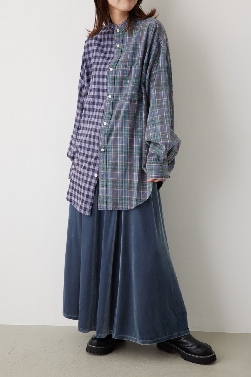 RODEO CROWNS「リメイクライクルーズチェックシャツ」|シャツ・ブラウス|