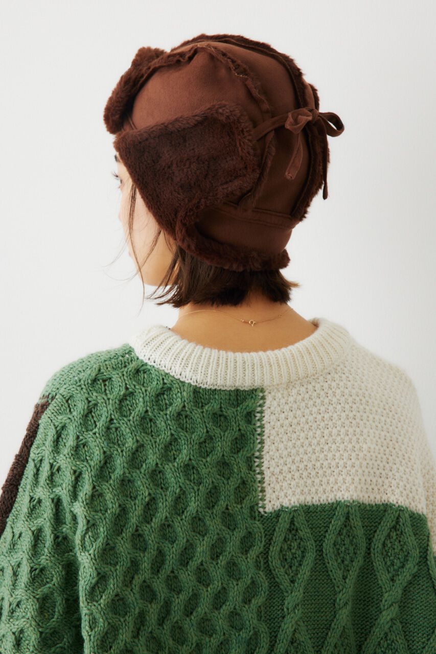 RODEO CROWNS「フェイクムートン フライトキャップ」|その他|