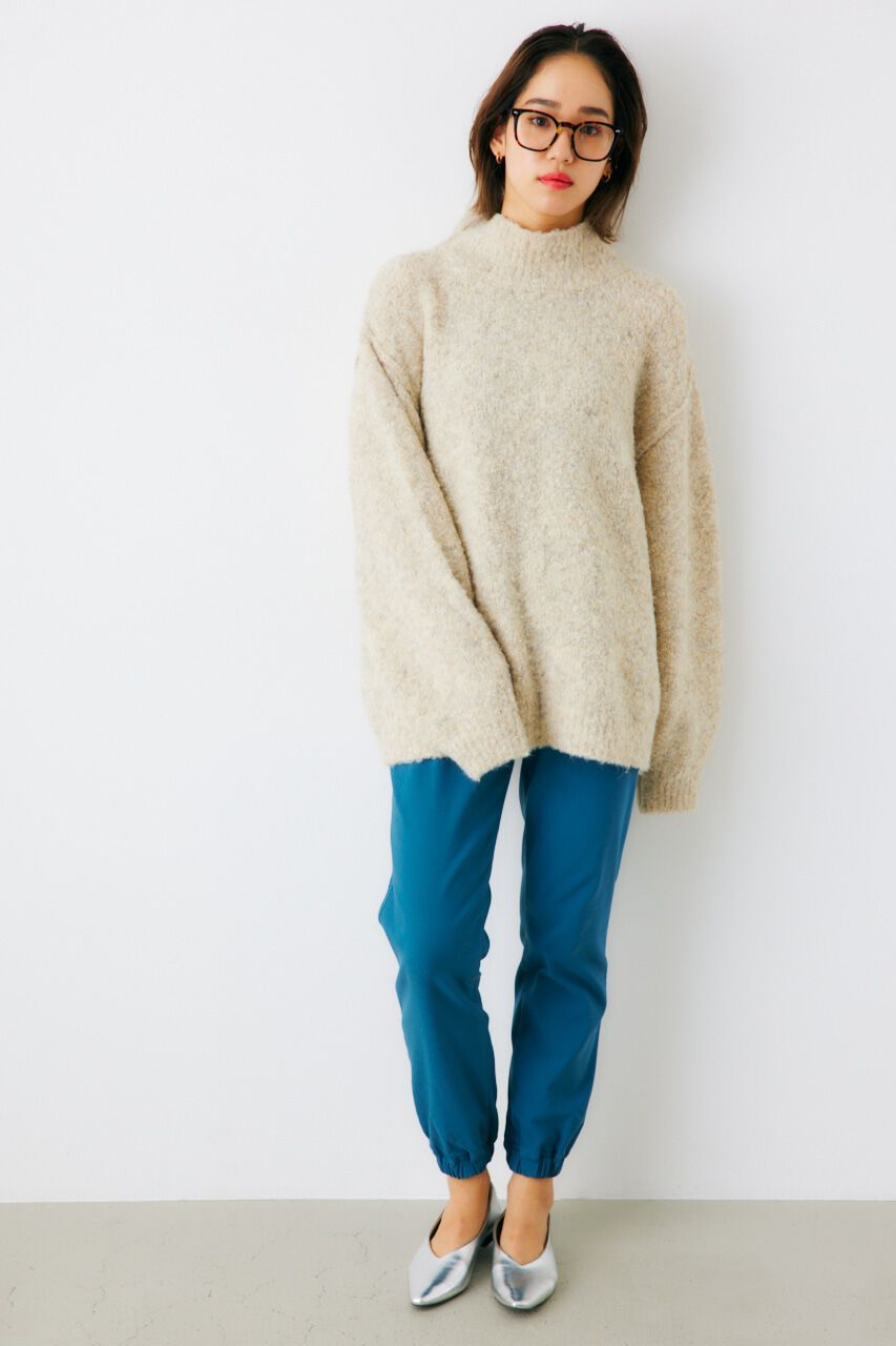 RODEO CROWNS「ミックスブークレルーズタートルニット」|ニット・セーター|