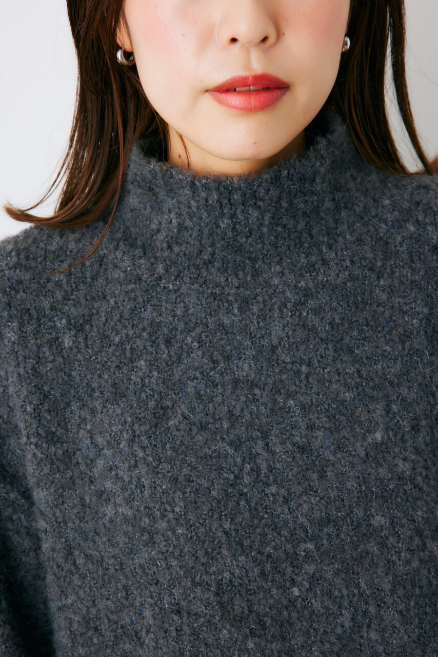 RODEO CROWNS「ミックスブークレルーズタートルニット」|ニット・セーター|