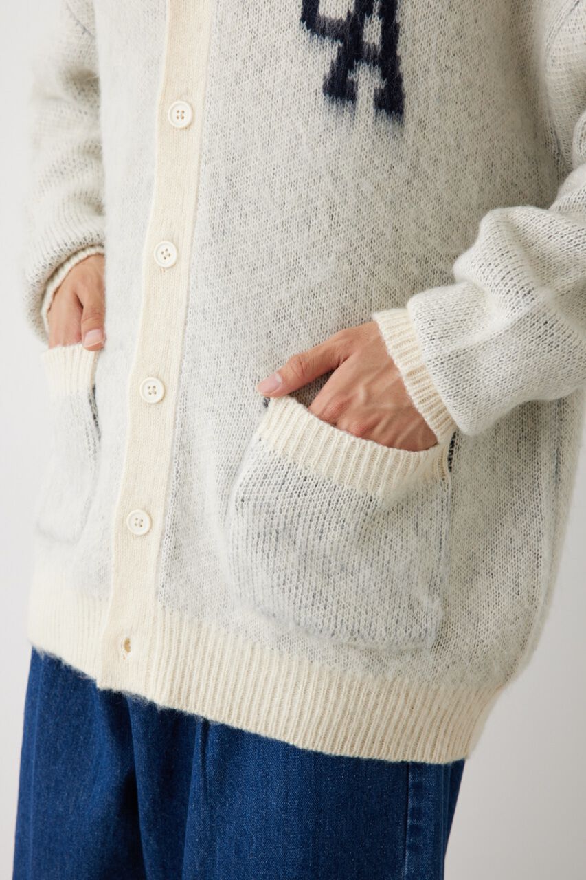 RODEO CROWNS「シャギーカレッジニットカーディガン」|カーディガン|