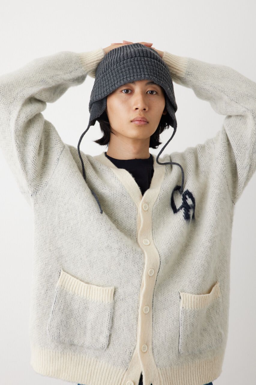 RODEO CROWNS「シャギーカレッジニットカーディガン」|カーディガン|