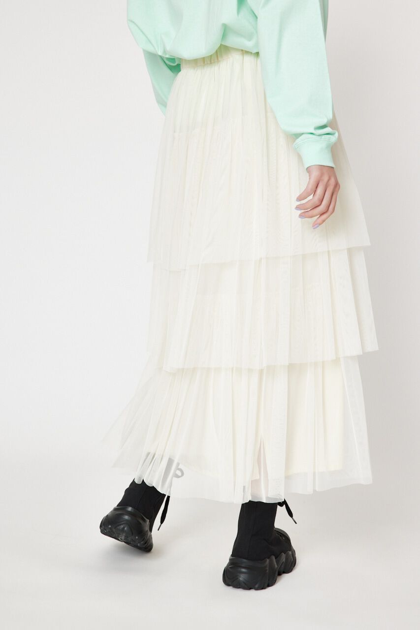 RODEO CROWNS「チュールティアードスカート」|スカート|