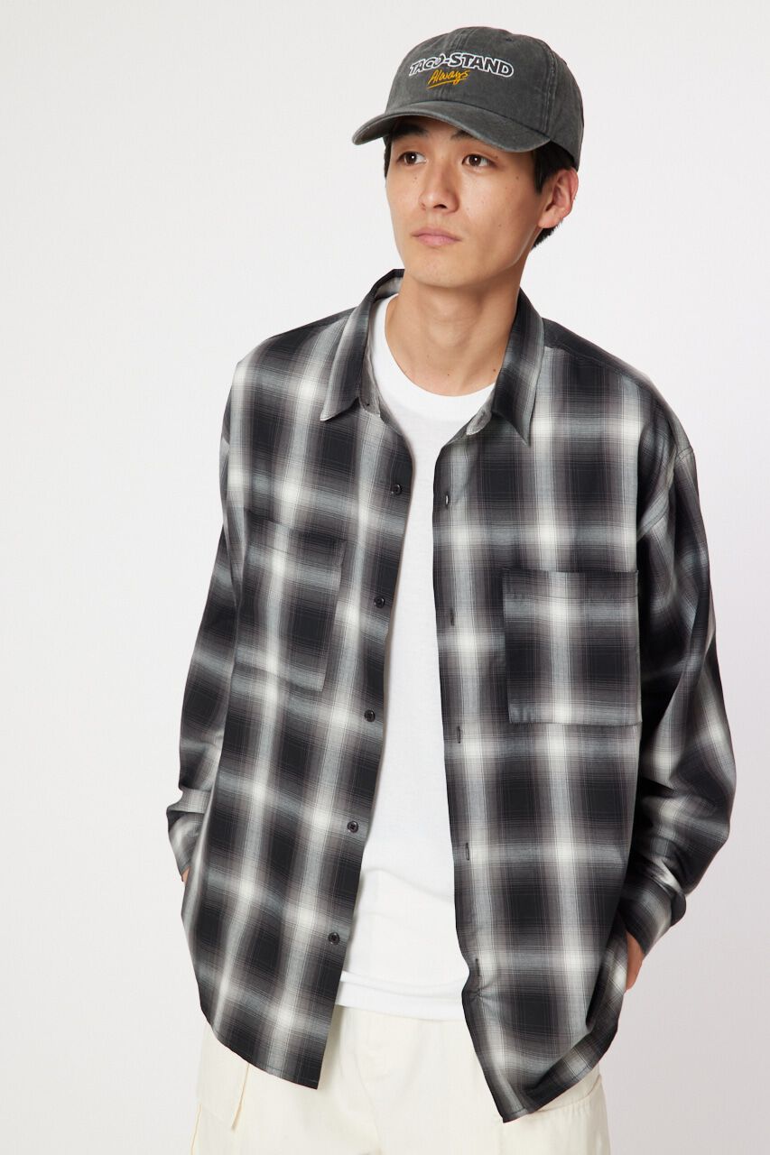 RODEO CROWNS「オンブレチェックシャツ」|シャツ・ブラウス|