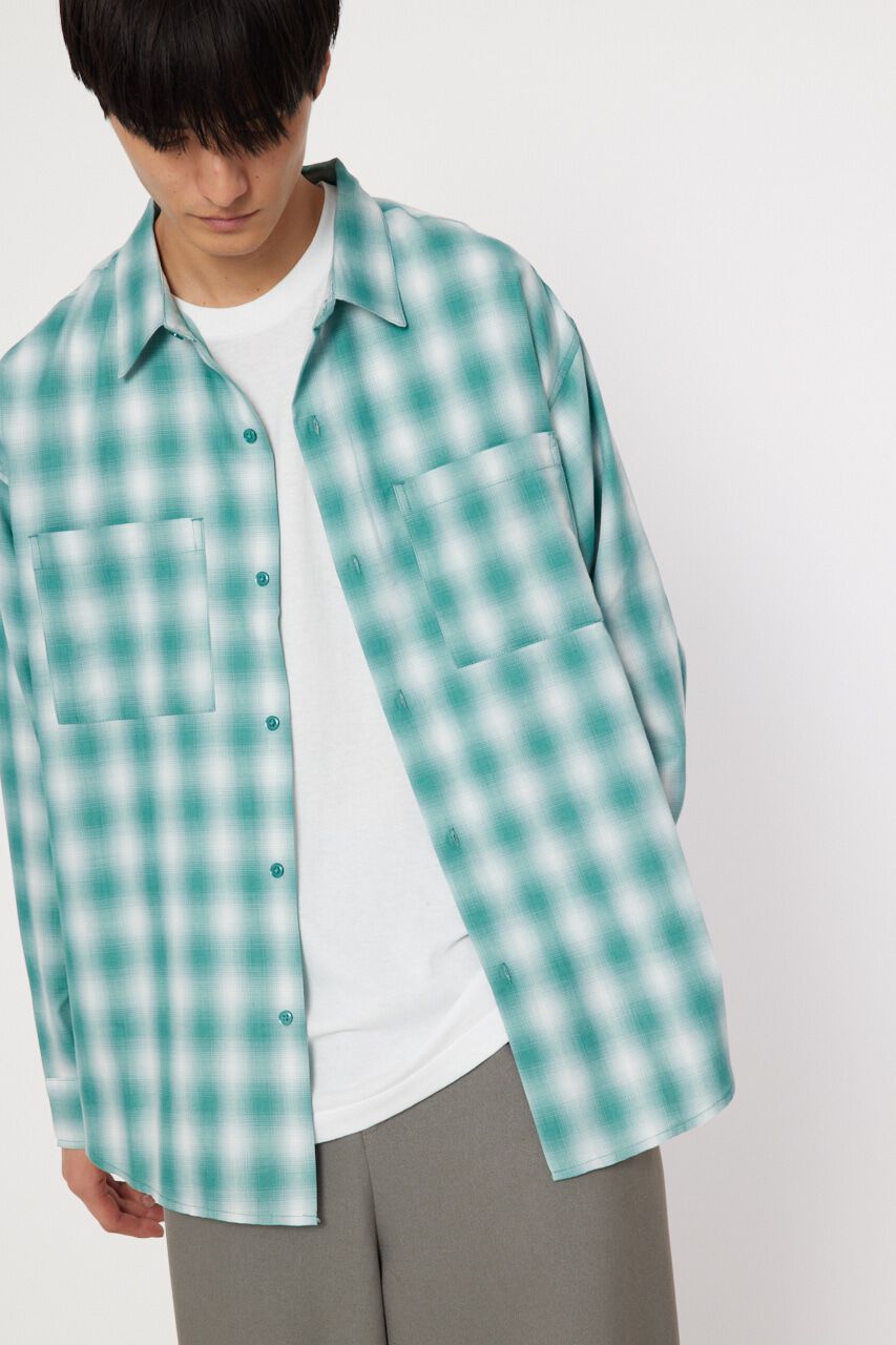 RODEO CROWNS「オンブレチェックシャツ」|シャツ・ブラウス|