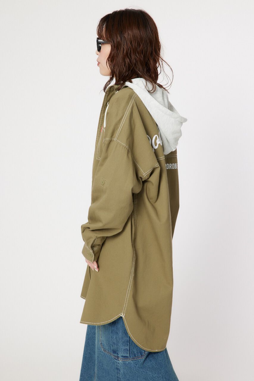 RODEO CROWNS「カラーステッチシャツワンピース」|ワンピース|