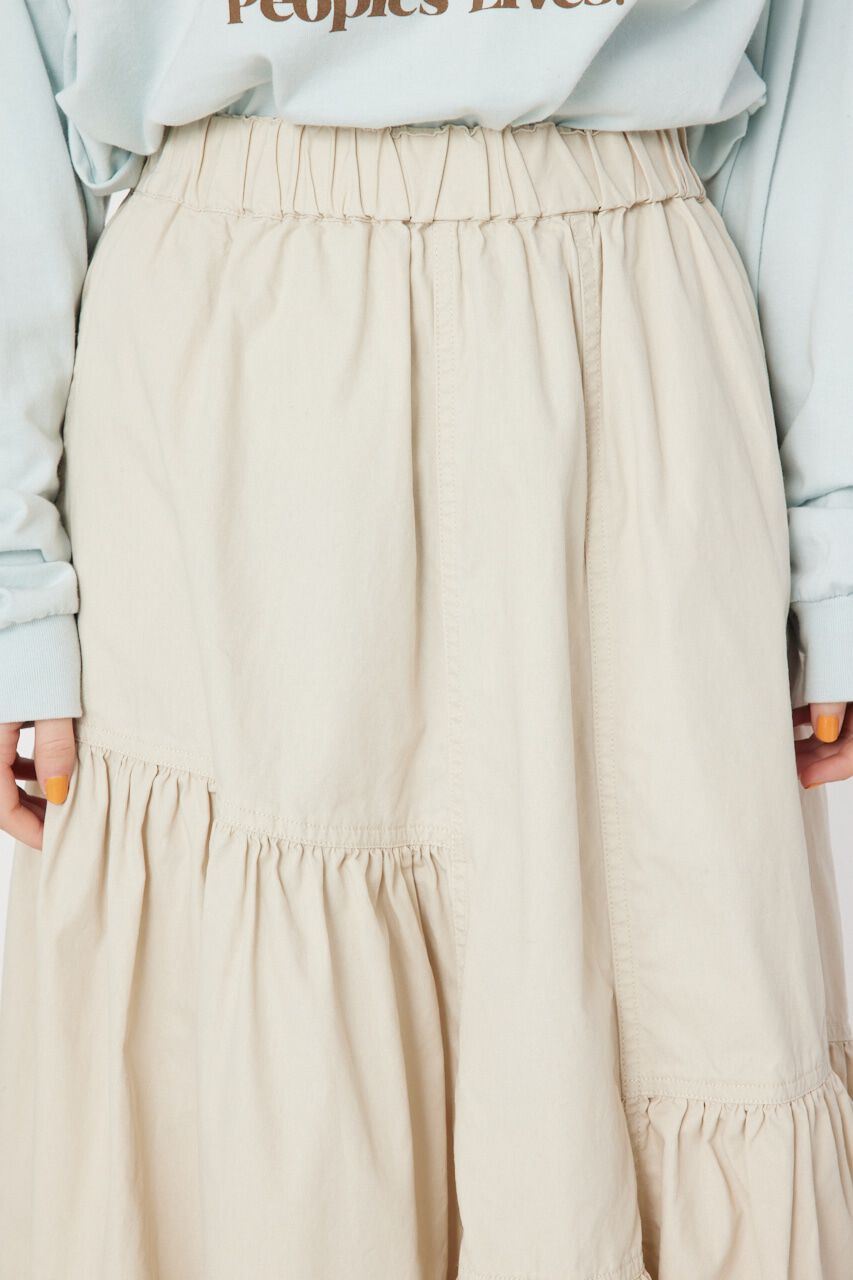 RODEO CROWNS「ミリタリーギャザーフリルスカート」|スカート|