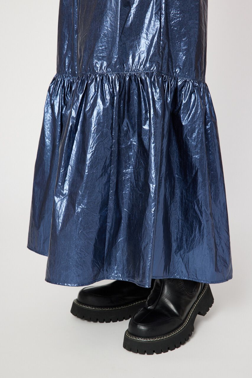 RODEO CROWNS「メタリックギャザースカート」|スカート|