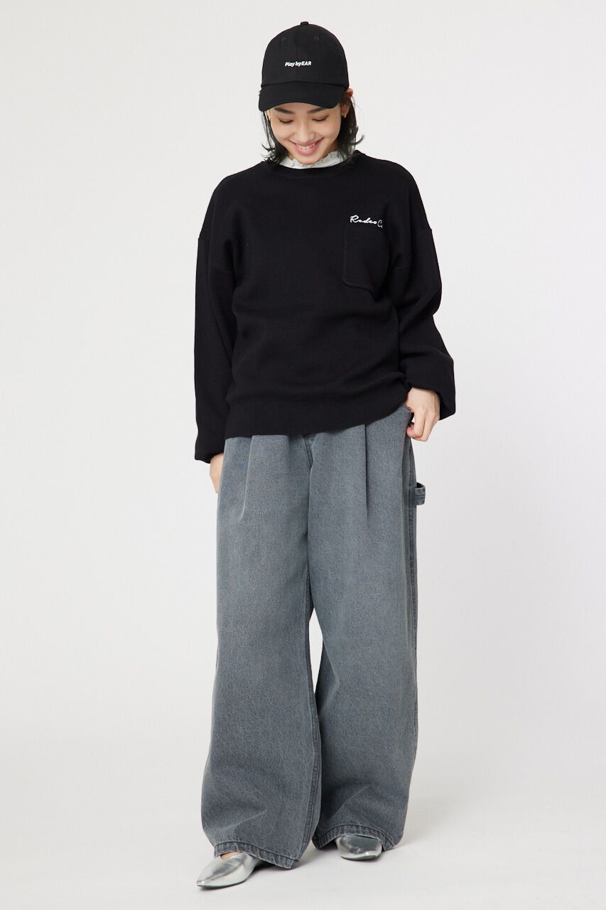 RODEO CROWNS「CROWN OG パッチニットトップス」|ニット・セーター|