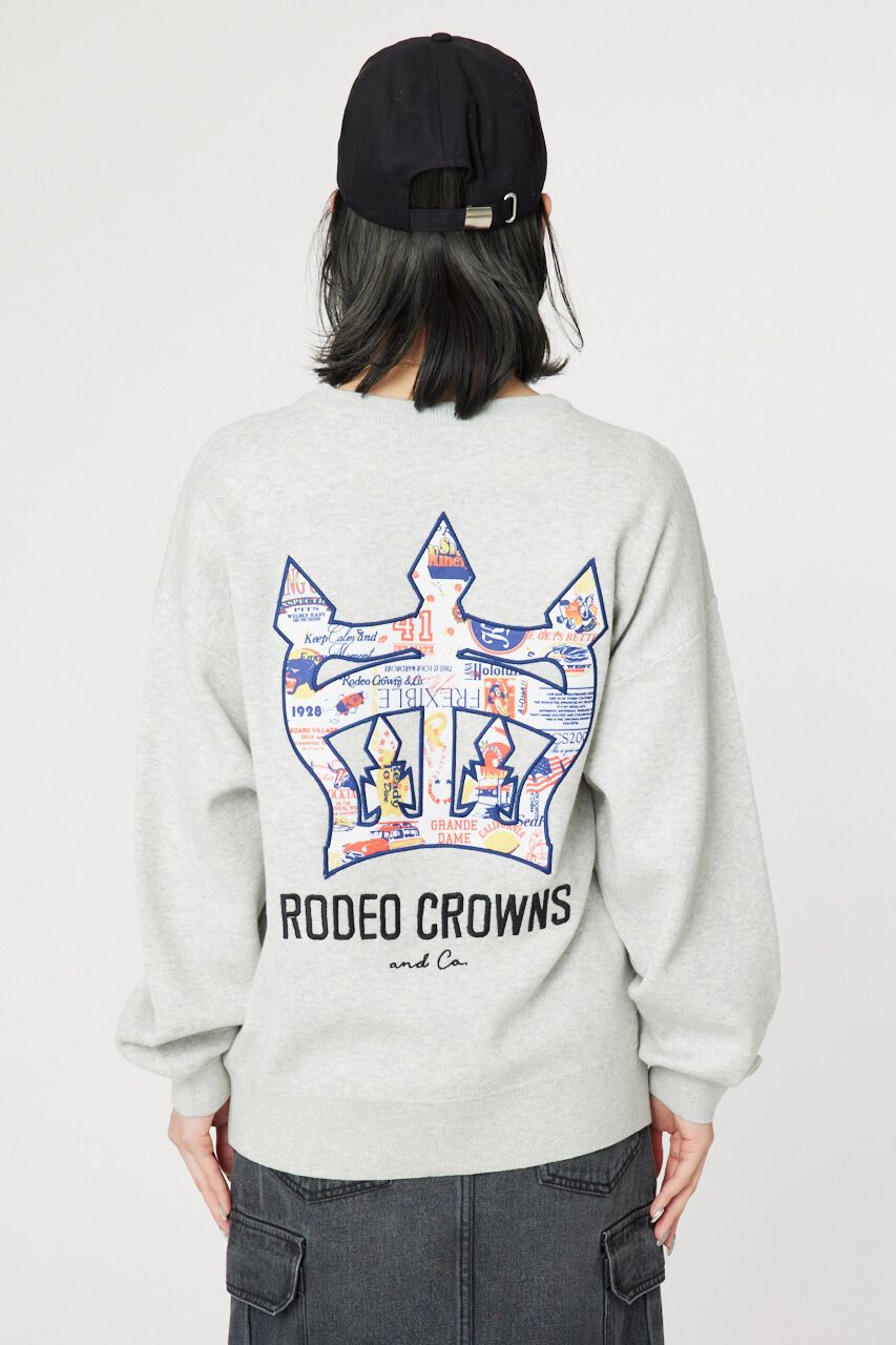 RODEO CROWNS「CROWN OG パッチニットトップス」|ニット・セーター|