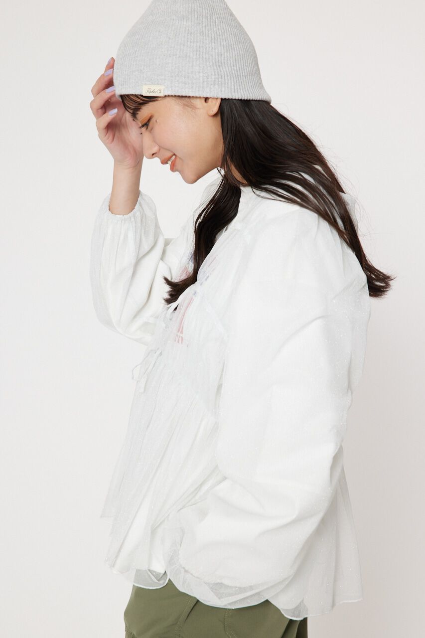 RODEO CROWNS「チュール2WAYトップス」|シャツ・ブラウス|