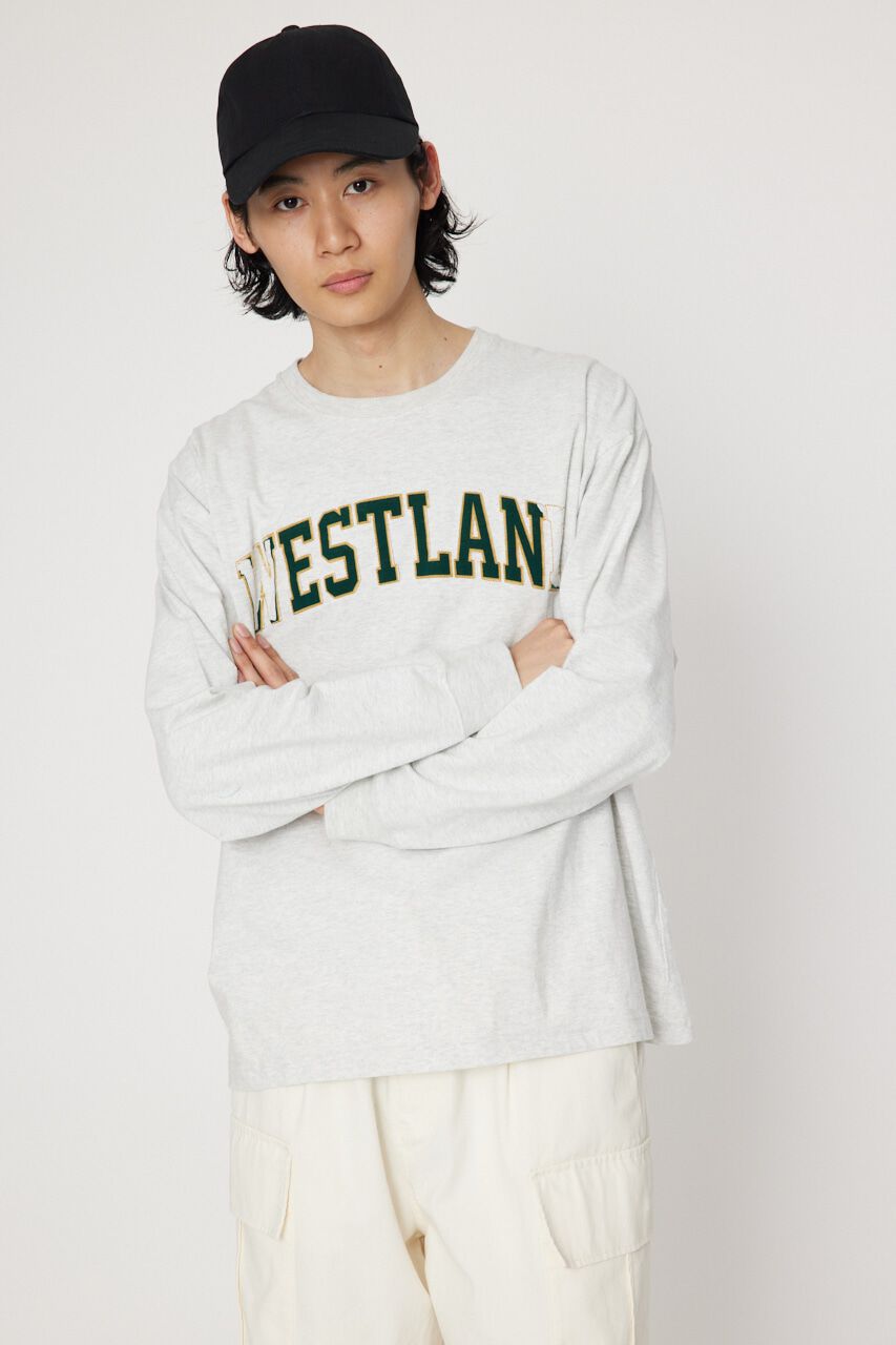 RODEO CROWNS「WESTLAND L/S Tシャツ」|Tシャツ・カットソー|L/T.GRY1
