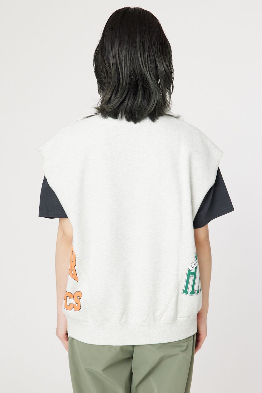 RODEO CROWNS「リメイクハーフジップベスト」|Tシャツ・カットソー|