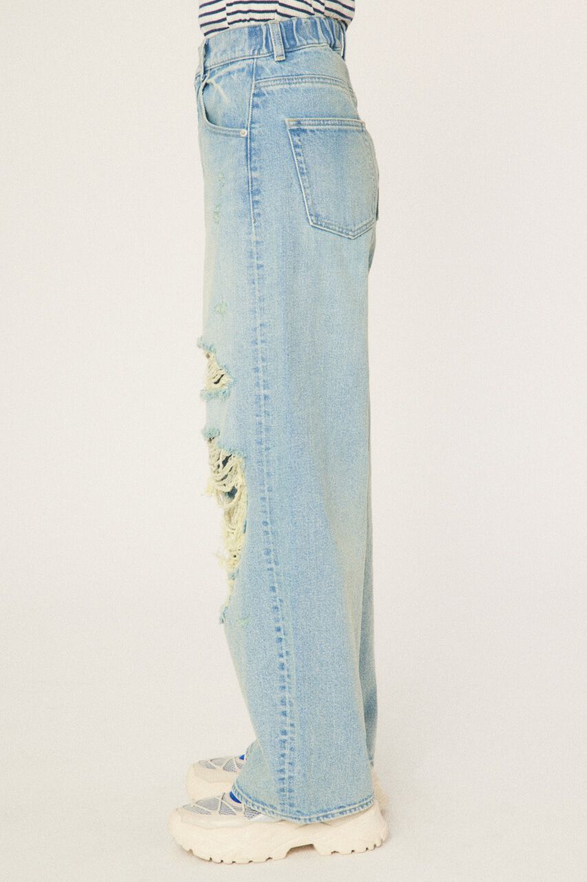 RODEO CROWNS「Hard Crash loose ワイドデニム」|デニム|