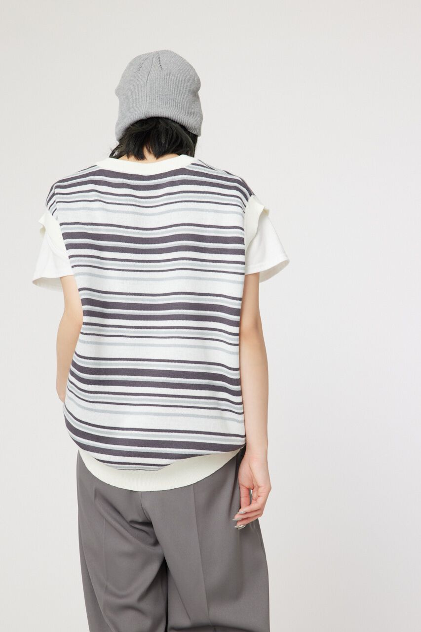 RODEO CROWNS「Kelly ルーズニットベスト」|ニット・セーター|