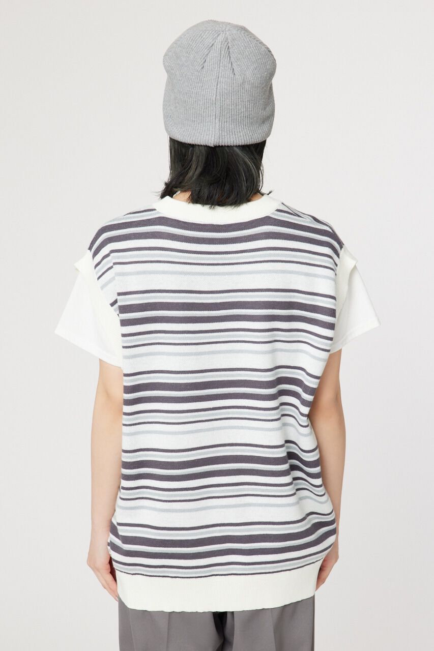 RODEO CROWNS「Kelly ルーズニットベスト」|ニット・セーター|