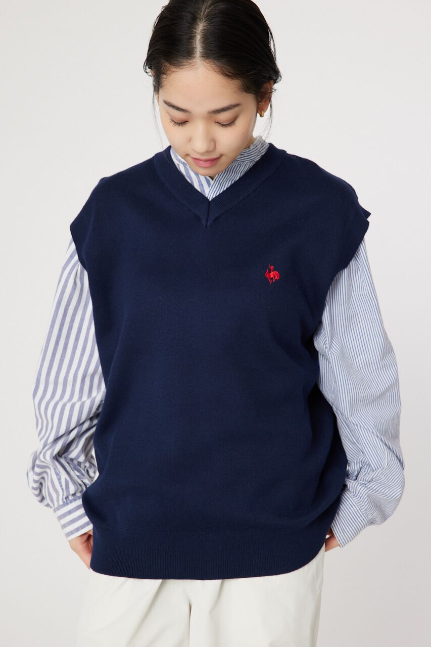 RODEO CROWNS「Kelly ルーズニットベスト」|ニット・セーター|