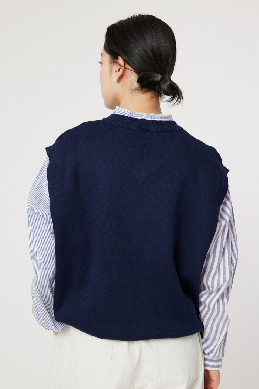 RODEO CROWNS「Kelly ルーズニットベスト」|ニット・セーター|