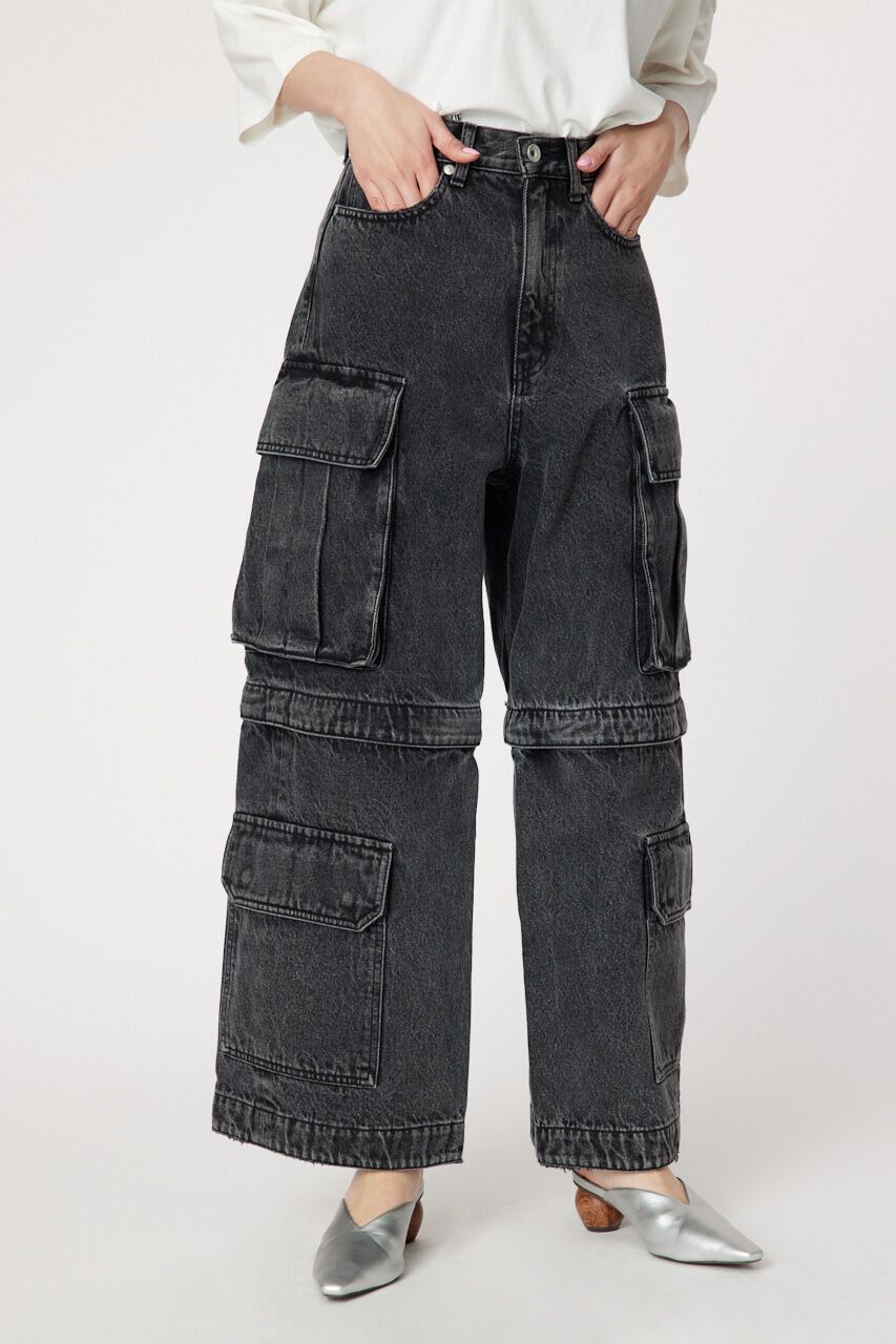 RODEO CROWNS「ケミカル2WAYカーゴデニム」|デニム|