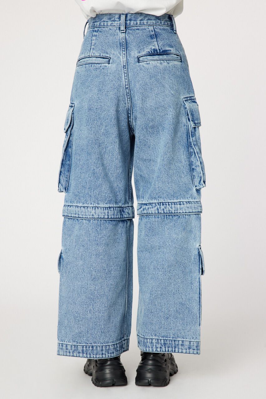 RODEO CROWNS「ケミカル2WAYカーゴデニム」|デニム|