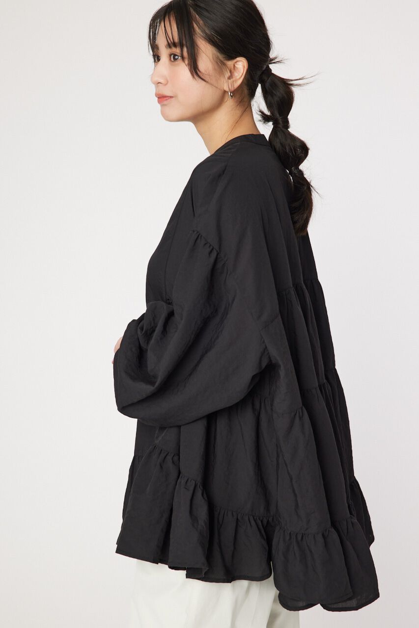 RODEO CROWNS「バンドカラーティアードチュニック」|シャツ・ブラウス|