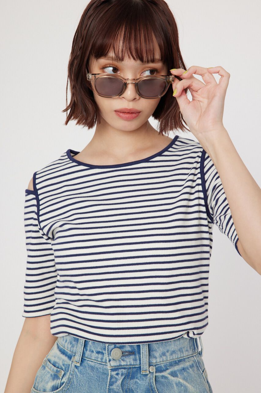 RODEO CROWNS「ショルダースリットトップス」|Tシャツ・カットソー|