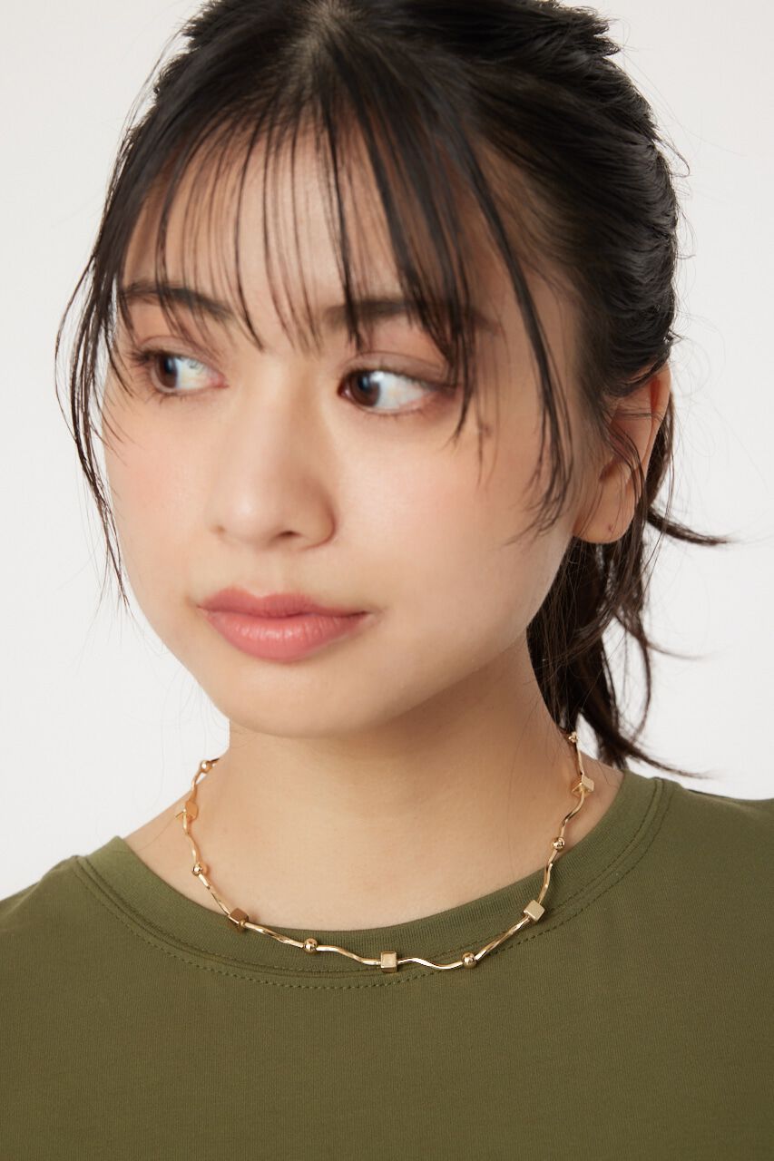 RODEO CROWNS「ボールスクエアMIXチョーカー」|ネックレス|