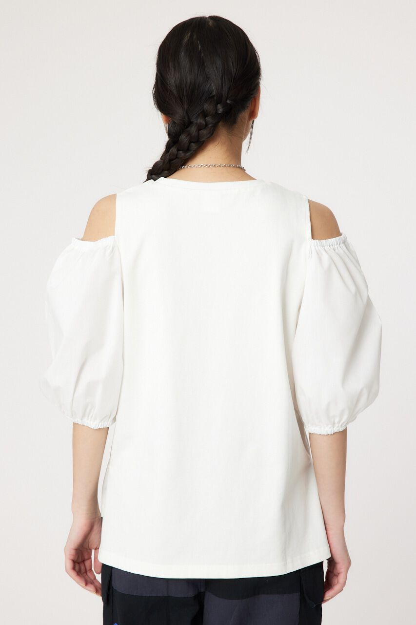 RODEO CROWNS「肩空きドッキングプルオーバー」|Tシャツ・カットソー|