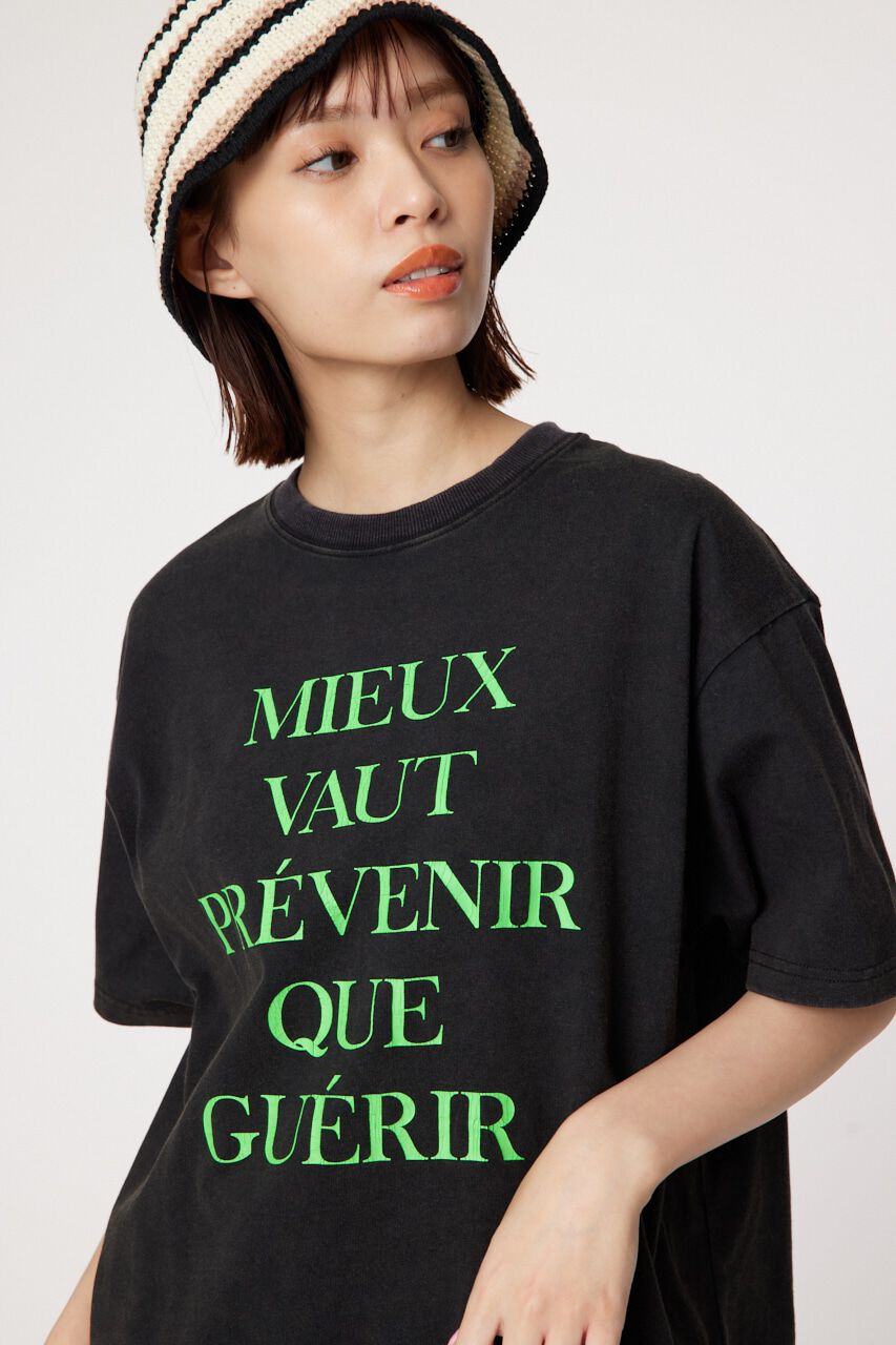 RODEO CROWNS「G/O NEON TEXT Tシャツ」|Tシャツ・カットソー|BLK