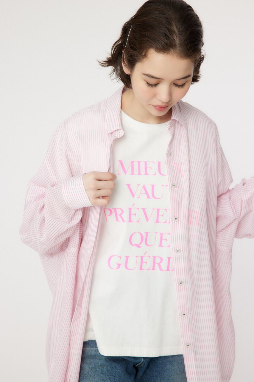 RODEO CROWNS「シアーストライプシャツ」|シャツ・ブラウス|