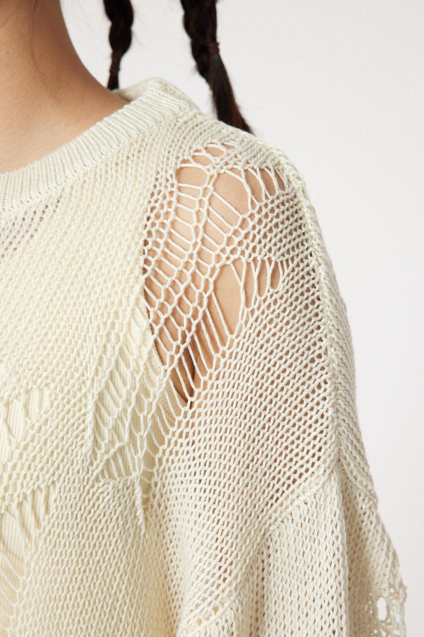 RODEO CROWNS「ダメージニットトップス」|ニット・セーター|